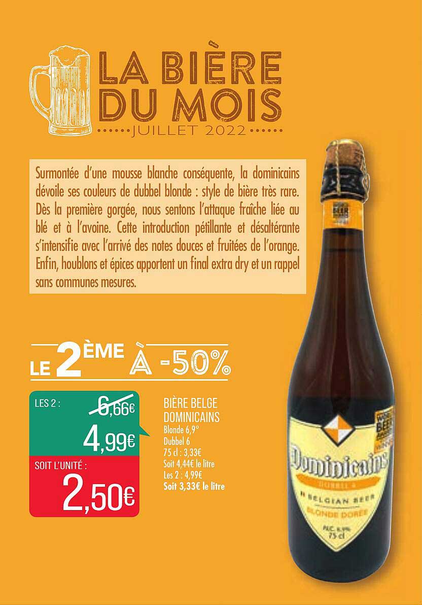 bière belge dominicains