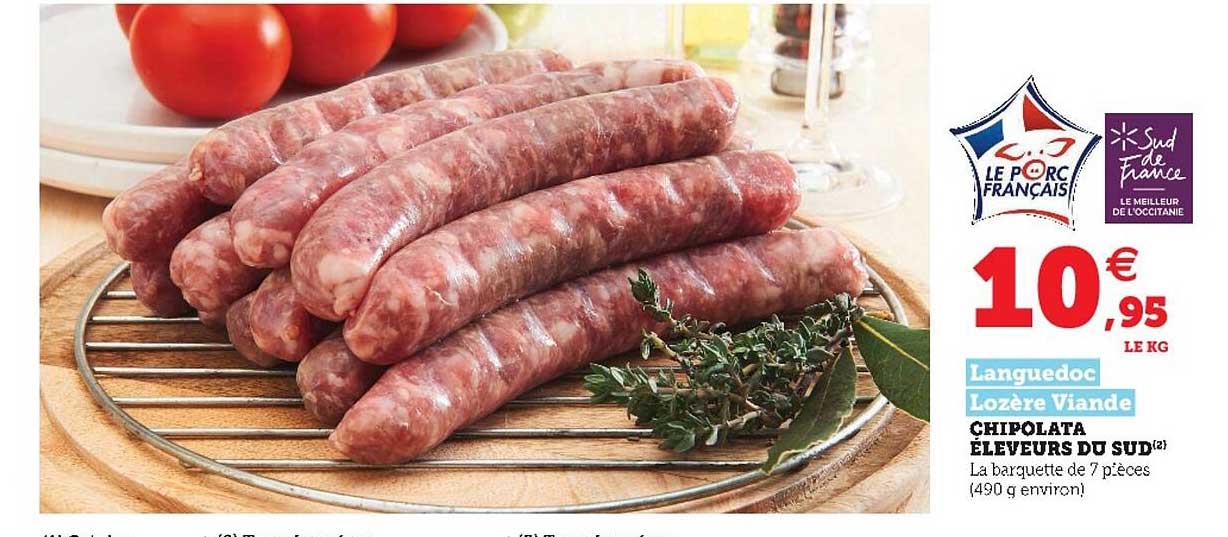 chipolata éleveurs du sud