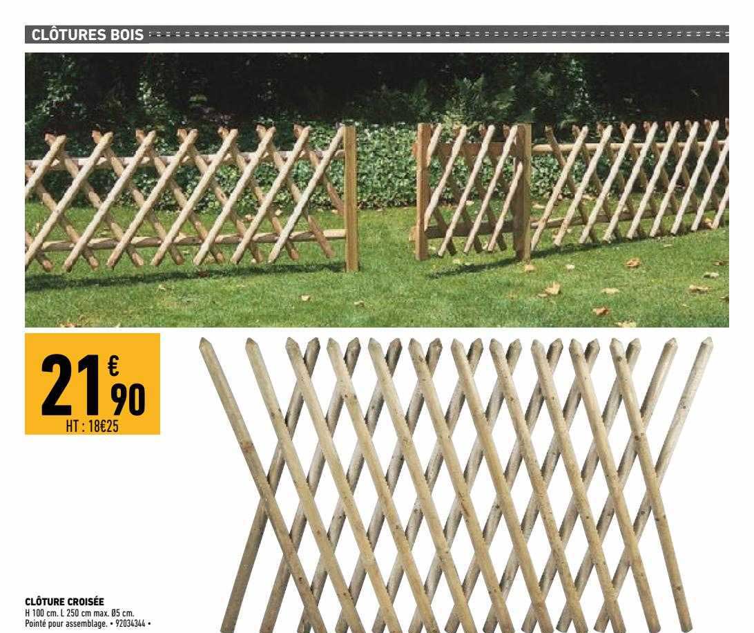 clôture croisée