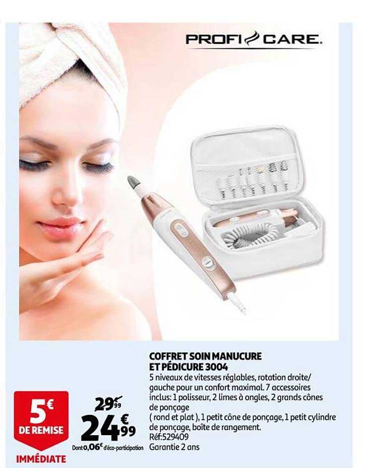 coffret soin manucure et pédicure 3004