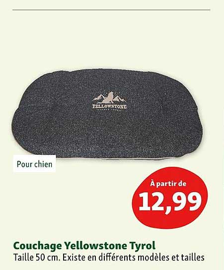 couchage yellowstone tyrol