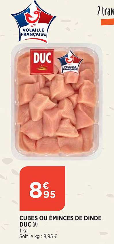 Cubes Ou émincés De Dinde Duc