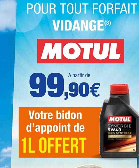 Forfait Vidange Motul