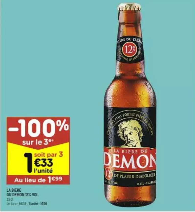 La Bière Du Demon 12% Vol