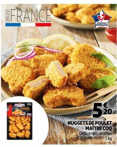 nuggets de poulet maître coq