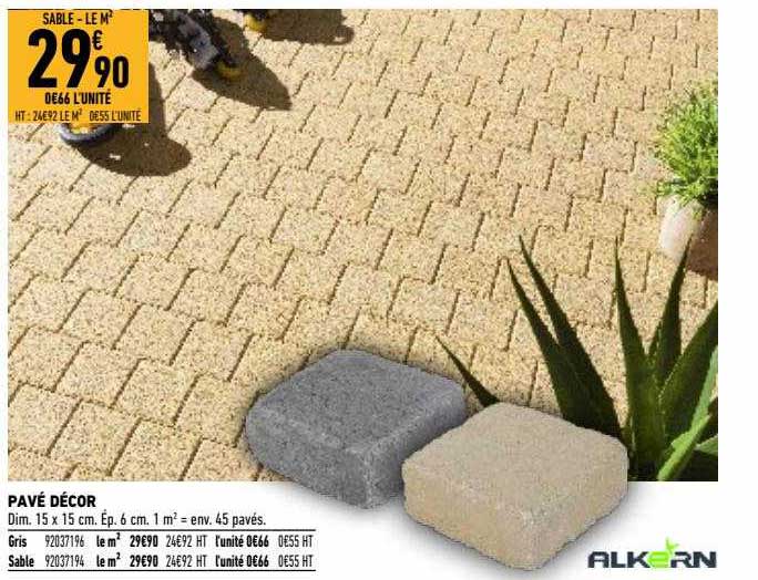 pavé décor alkern