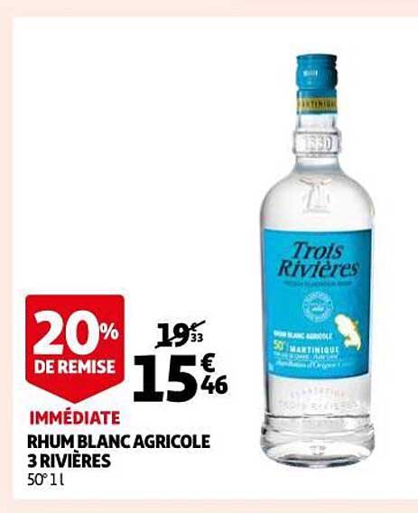 rhum blanc agricole 3 rivières