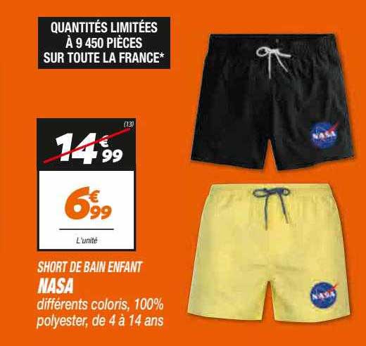 Short De Bain Enfant Nasa