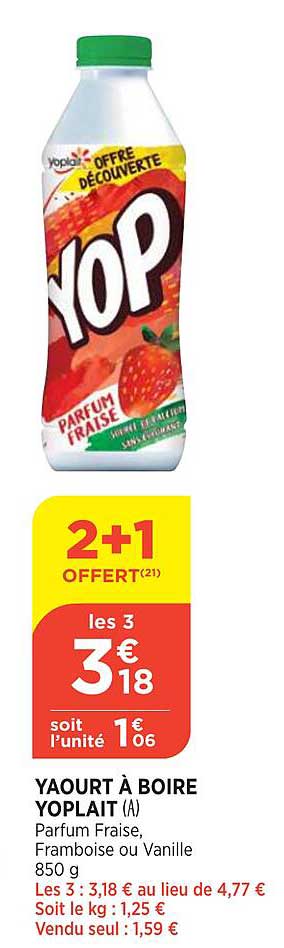 Yaourt à Boire Yoplait