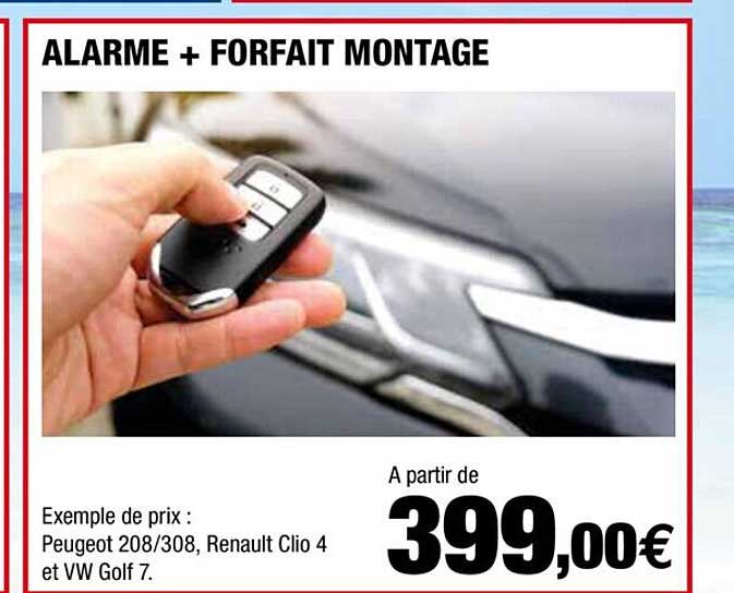 Alarme + Forfait Montage