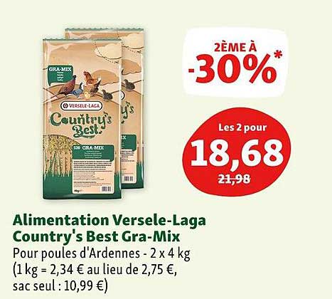 alimentation versele-laga contry's best gra-mix