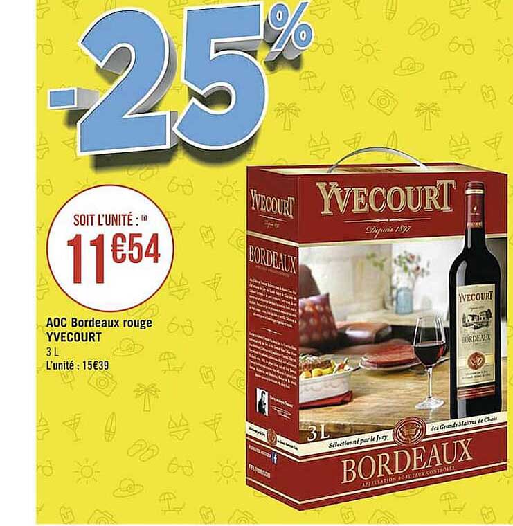 Aoc Bordeaux Rouge Yvecourt