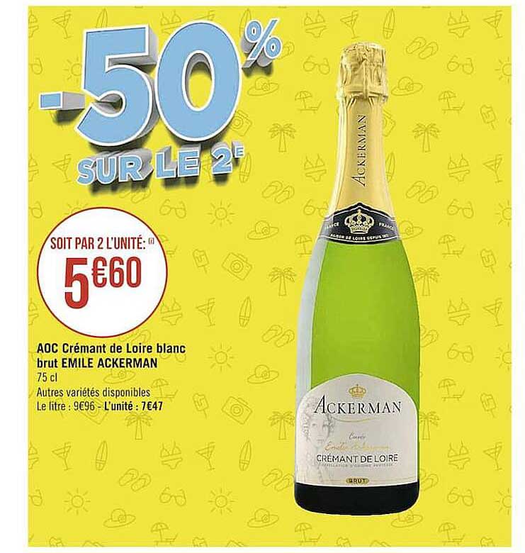 aoc crémant de loire blanc brut emile ackerman
