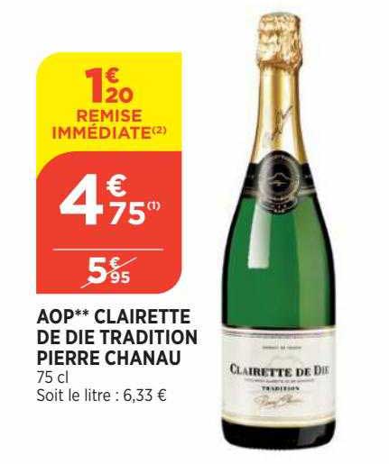 aop clairette de die  tradition pierre chanau