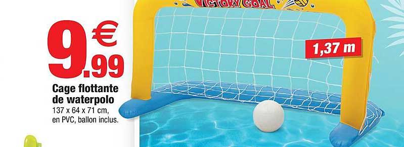 cage flottante de waterpolo