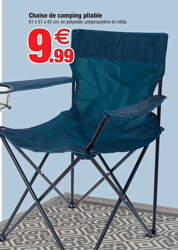 Chaise De Camping Pliable