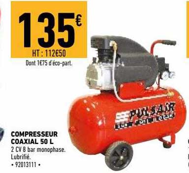 compresseur coaxial 50l