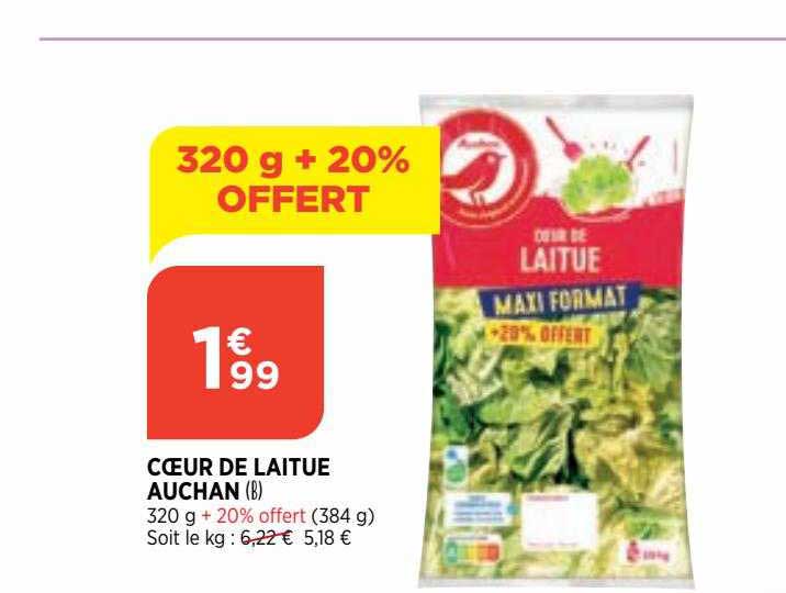 Cœur De Laitue Auchan