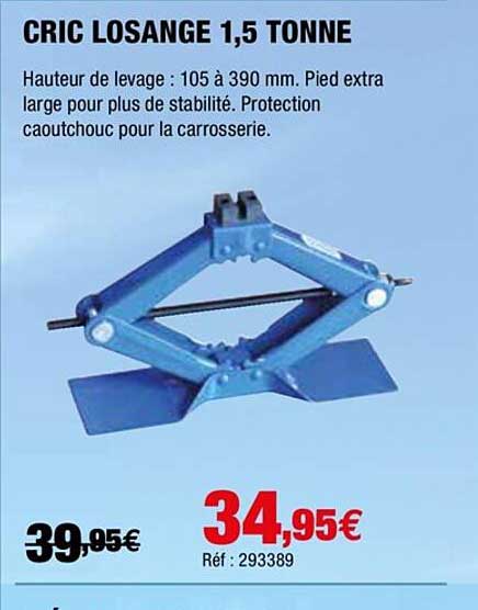 Cric Losange 1,5 Tonne