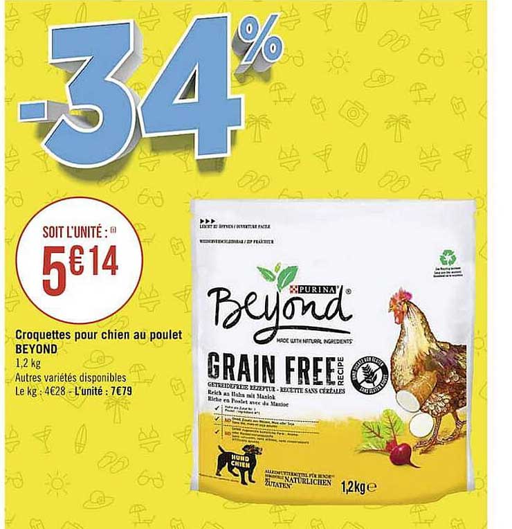 croquettes pour chien au poulet beyond