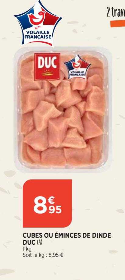 Cubes Ou éminces De Dinde Duc