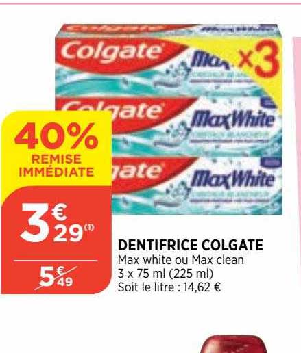 Dentifrice Colgate