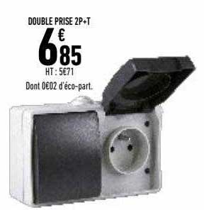 double prise 2p+t