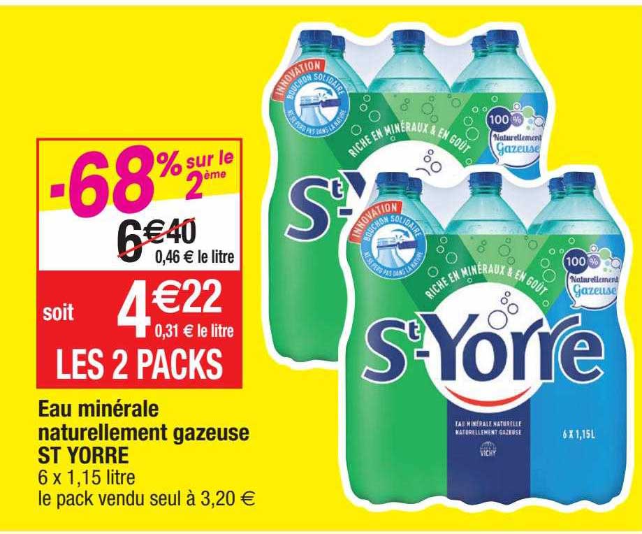 eau minérale naturellement gazeuse st yorre