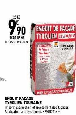 enduit façade tyrolien touraine