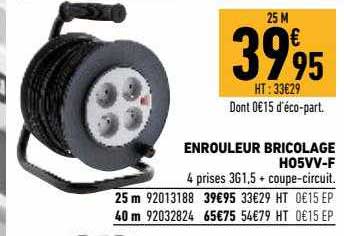 enrouleur bricolage h05vv-f