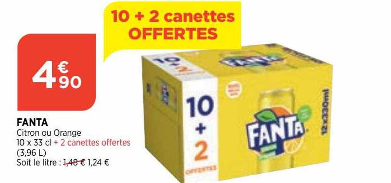 Fanta Citron Ou Orange