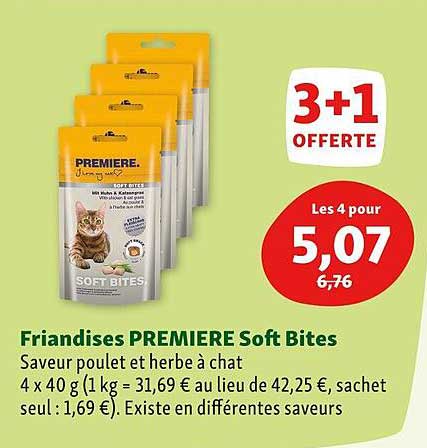 Friandises Première Soft Bites
