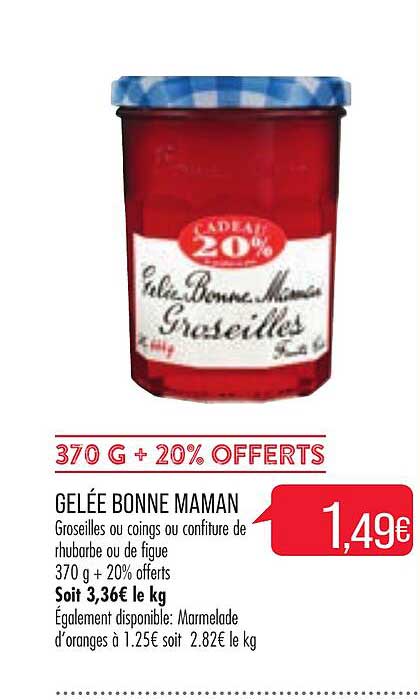 gelée bonne maman