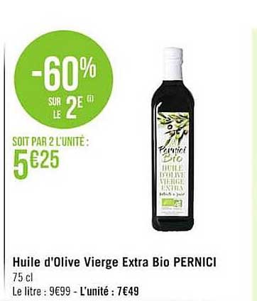 huile d'olive vierge extra bio pernici