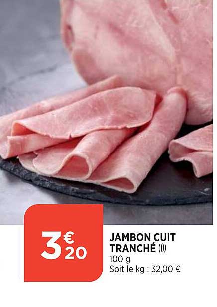 Jambon Cuit Tranché