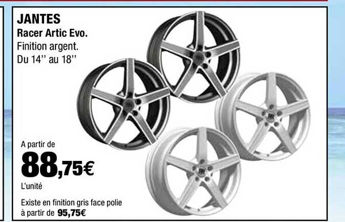 jantes racer artic evo.