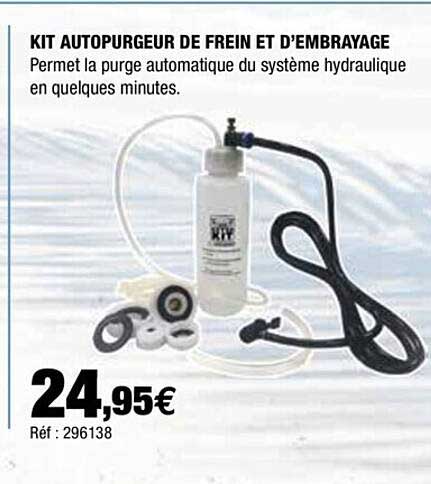 kit autopurgeur de frein et d'embrayage