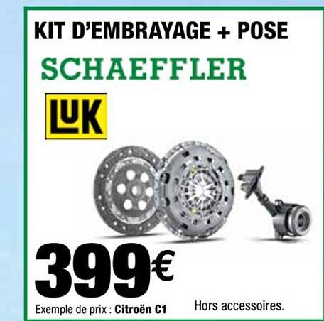 kit d'embrayage + pose