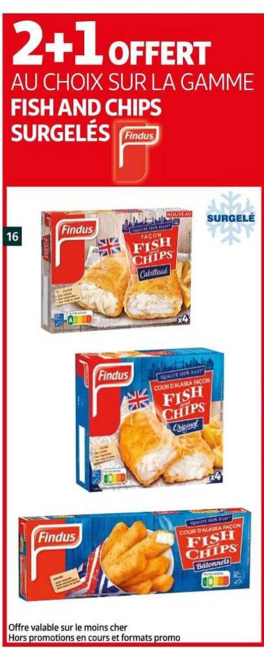 La Gamme Fish And Chips Surgelés Findus