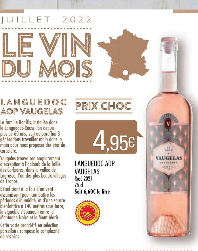 languedoc aop vaugelas