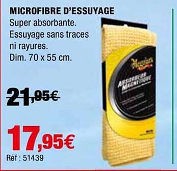 microfibre d'essuyage