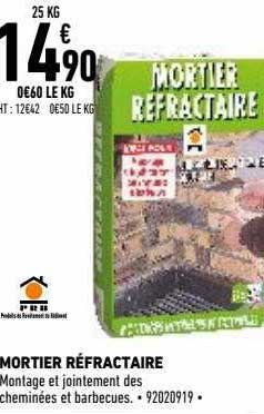 mortier réfractaire