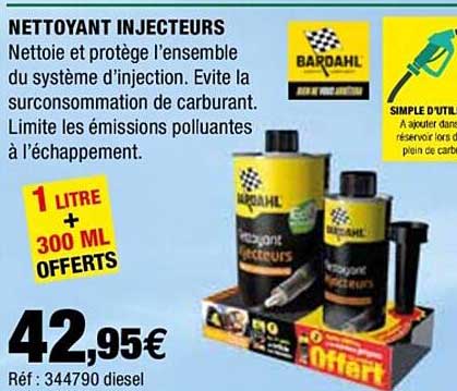 nettoyant injecteurs