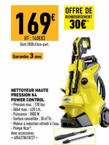 nettoyeur haute pression k4 power control