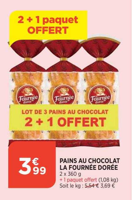 pains au chocolat la fournée dorée