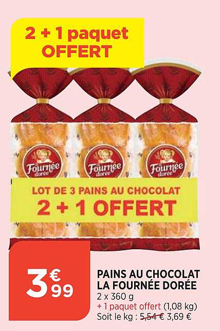 pains au chocolat la fournée dorée