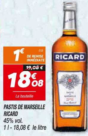 Pastis De Marseille Ricard
