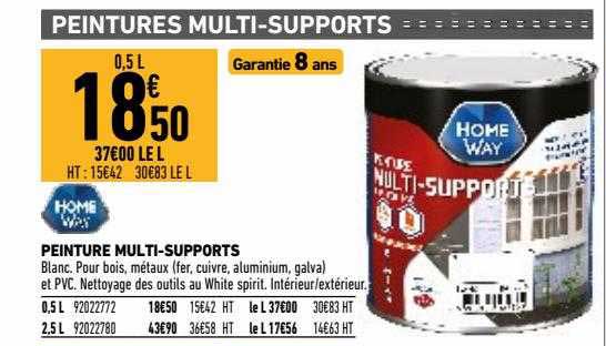 peinture multi-supports home way