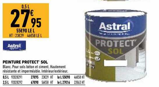 peinture protect sol astral
