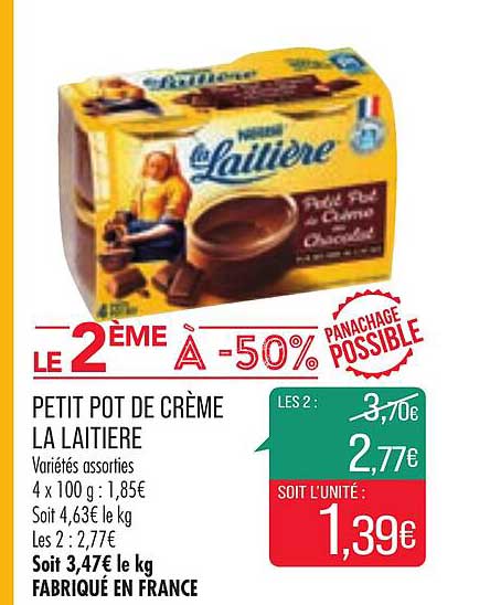 Petit Pot De Crème La Laitière